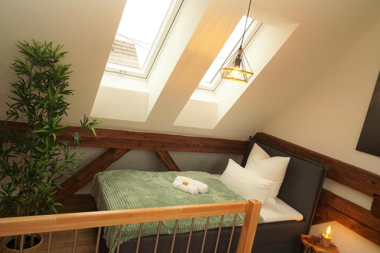 Galerie-Wohnung I Sanierter Pferdestall I Europapark I Boxspring I Nespresso Kippenheim Dış mekan fotoğraf