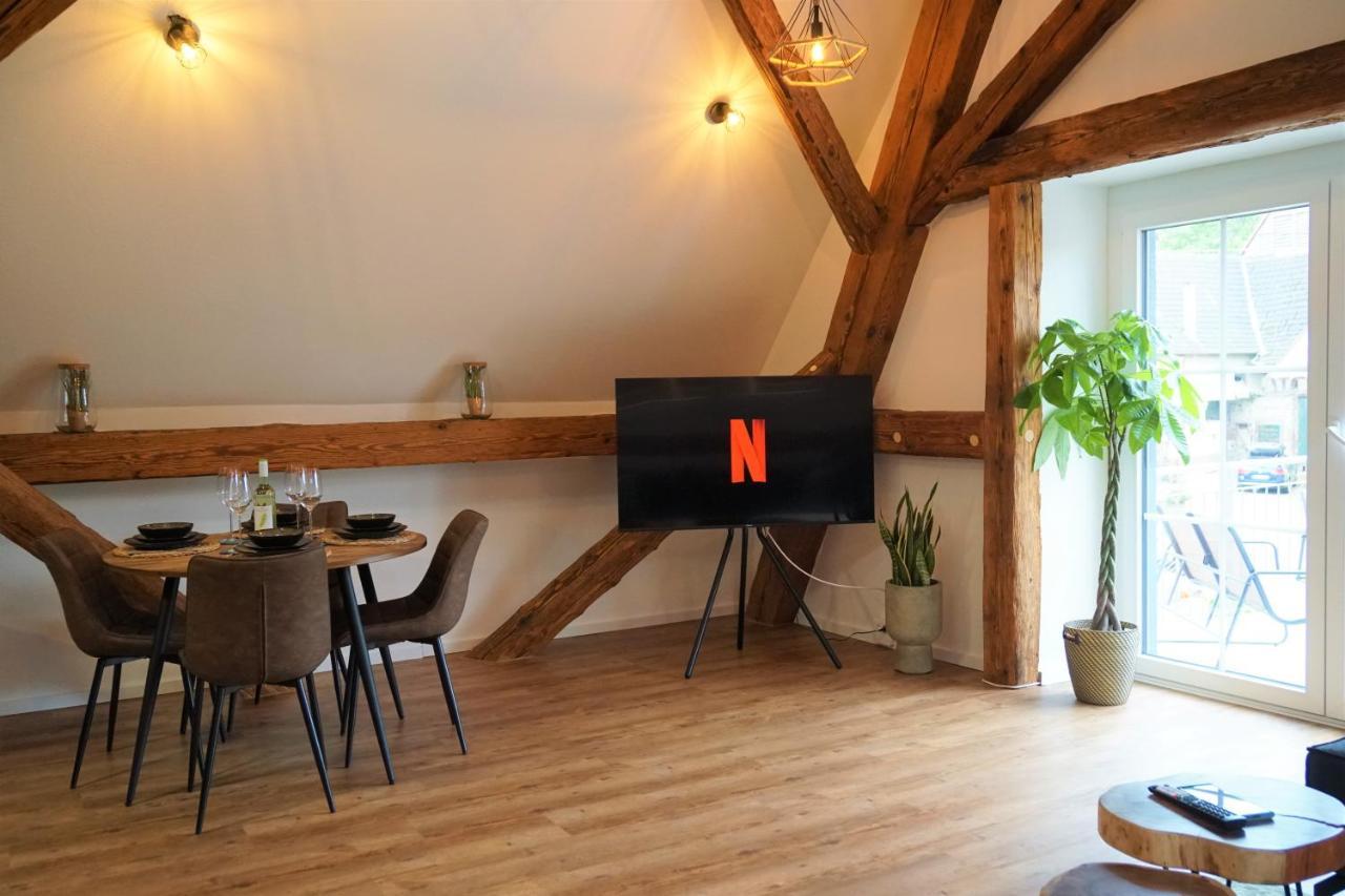 Galerie-Wohnung I Sanierter Pferdestall I Europapark I Boxspring I Nespresso Kippenheim Dış mekan fotoğraf
