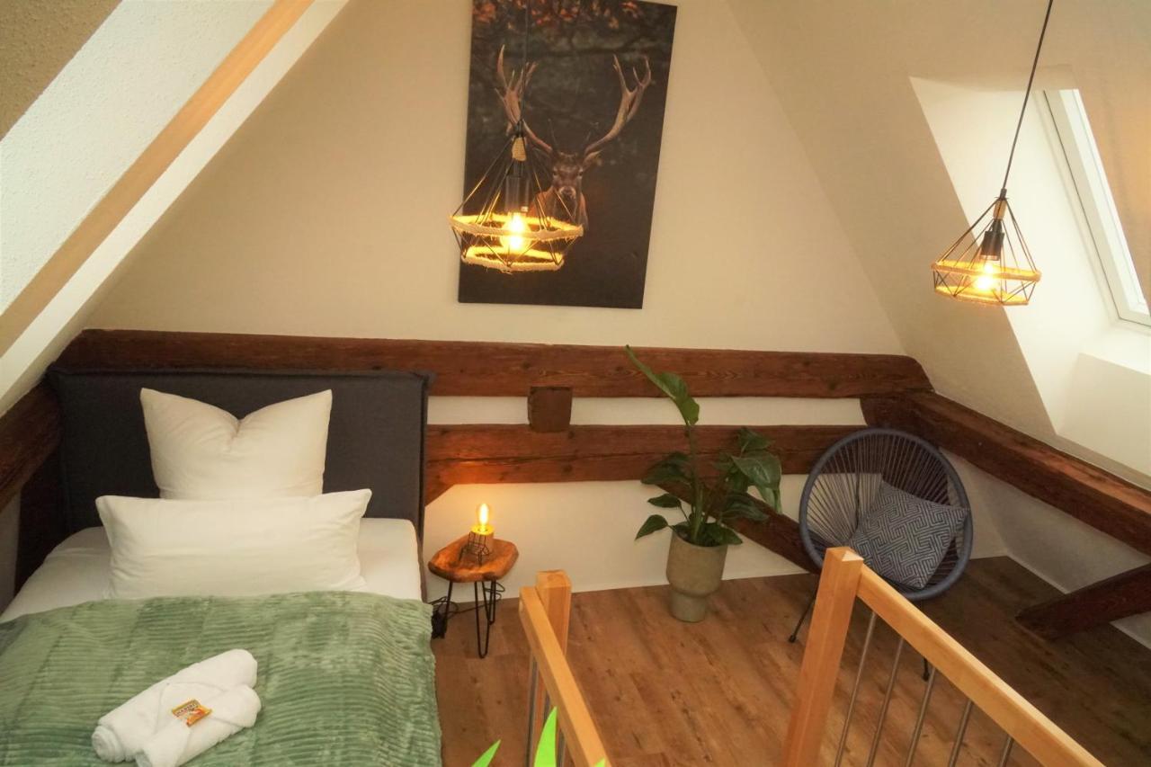 Galerie-Wohnung I Sanierter Pferdestall I Europapark I Boxspring I Nespresso Kippenheim Dış mekan fotoğraf